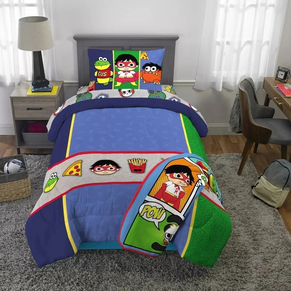 NEW Ryans World Micro Fiber Kids Super Soft Comforter Twin Size 64